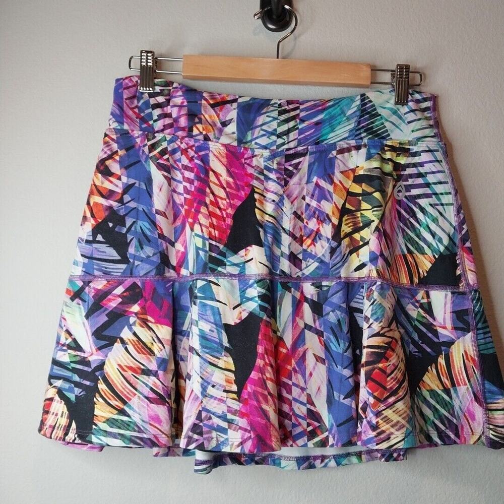 Donajo Women's Activewear Skirt Skort Multicolor Flare‎ Size 3
